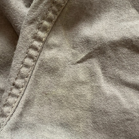 Gray flat front khaki shorts - Picture 3 of 4